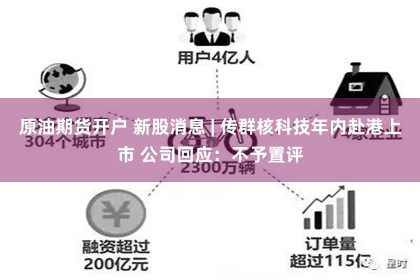 原油期货开户 新股消息 | 传群核科技年内赴港上市 公司回应：不予置评