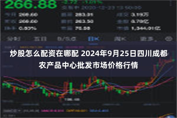 炒股怎么配资在哪配 2024年9月25日四川成都农产品中心批发市场价格行情