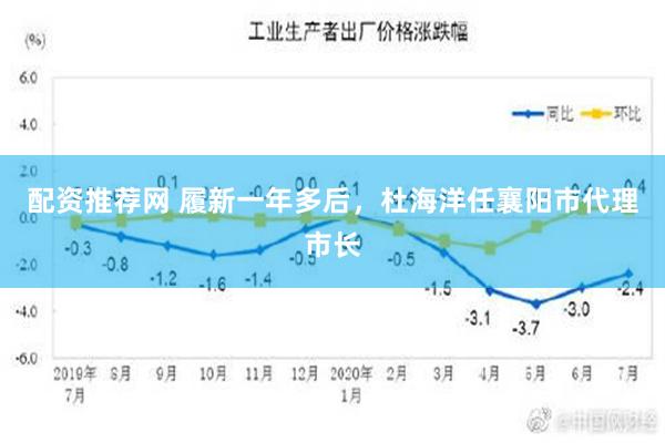 配资推荐网 履新一年多后，杜海洋任襄阳市代理市长