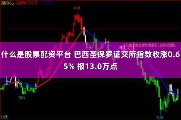 什么是股票配资平台 巴西圣保罗证交所指数收涨0.65% 报13.0万点