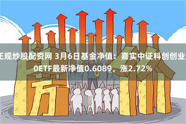 正规炒股配资网 3月6日基金净值：嘉实中证科创创业50ETF最新净值0.6089，涨2.72%